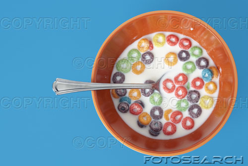Milk and cereals - http://www.fotosearch.com/DGT088/42-17094863/