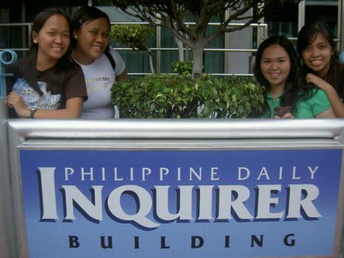 philippine's leading newspaper - philippine daily inquirer tour pic
