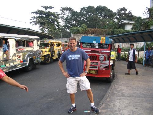 jeepneys - It was my fiancee's first time to visit Philippines and the first interesting thing he saw were the jeepneys.