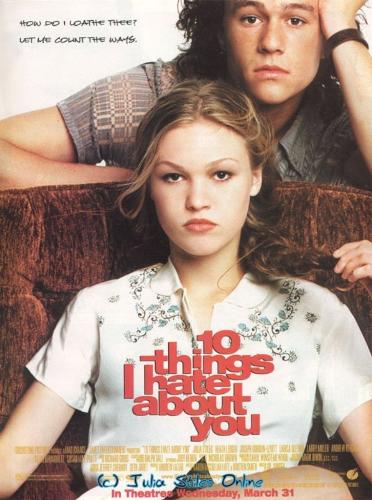 10 Things I Hate About You - Julia Stiles and Heath Ledger