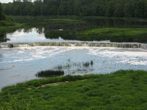 river - Ventas rumba-the longest waterfall in Latvia