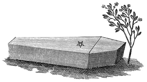 coffin - A normal grey coffin