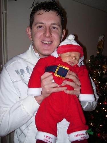 Me and my nepthew - Me and my nepthew at christmas 06