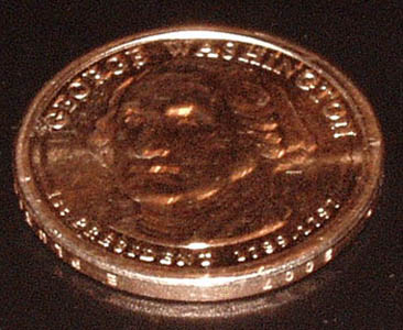 New Dollar - The new dollar coin from Philadelphia.