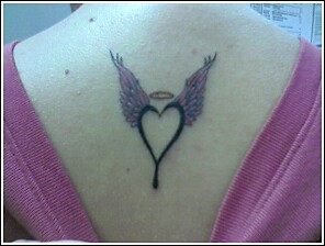 Tattoos - Angel wings on a heart.. in memory of the ones that I've loved and lost. Tattoos - Angel wings on a heart.. in memory of the ones that I've loved and lost.