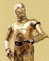 c3po robot - c3po in all his glory looking all polished up an shining