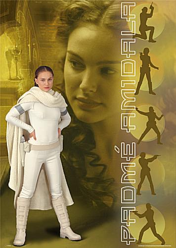 padme - ANakin's secret wife and only love... I think it was partly because of his love for Padme that he was seduced by the dark side...