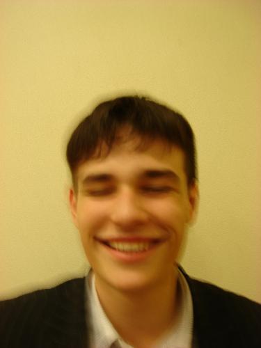 What do you think about my classmate? - Ye, he look funny in this picture:). I was nonstop laughing when I first saw it!:D