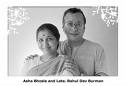 Asha with R.D. Burman - India's premier singer Asha Bhonsle with hubby Music Director R.D. Burman