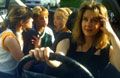 mom stressed-out - Mom driving, not knowing what to do with his kids. Stress with your kids? What do you do?