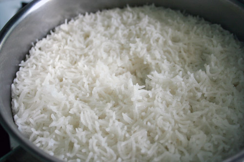 white rice - the most I like