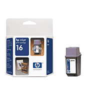 Cartridges HP - Photo of HP Cartridges Features Page Yield: 212 Pages @ 5% Coverage  Compatibility: Deskjet 350 Series, Deskjet 610C, Deskjet 612C, Deskjet 630, Deskjet 640C Series, Deskjet 656C, Deskjet 690C Series, Deskjet 692C, Deskwriter 694, Printer/Scanner/Copier 300 Series and Officejet 700 Series