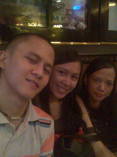 my officemates... - hanging out with them...