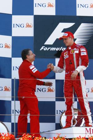 congrats kimi - the first race of the season and the first win for ferrari from kImi..
