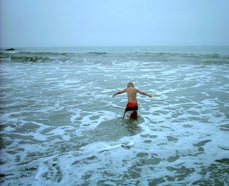Learning to Bodysurf - Learing t body surf at Muir Beach, CA