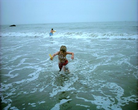 Learning to Bodysurf - Learing t body surf at Muir Beach, CA