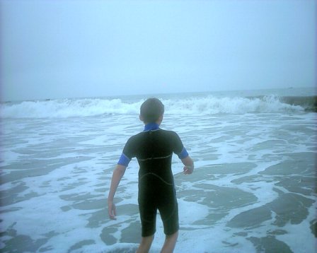 Learning to Bodysurf - Learing to body surf at Muir Beach, CA