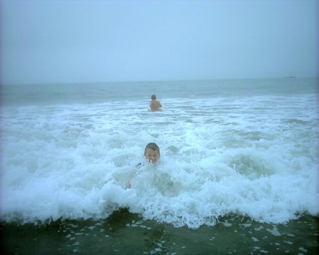 Learning to Bodysurf - Learing to body surf at Muir Beach, CA