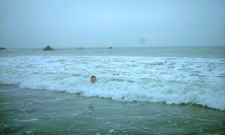 Learning to Bodysurf - Learing to body surf at Muir Beach, CA