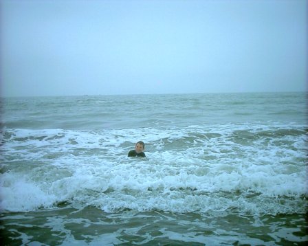 Learning to Bodysurf - Learing to body surf at Muir Beach, CA