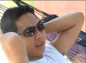 Relaxing at the Beach - That's me on a hammock