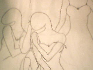 Three Women - Drawing of mine, done January 2007