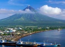 Philippines - This is the Mayon Volcano in the Philippines. It is a near perfect cone shape volcano. What a beauty!