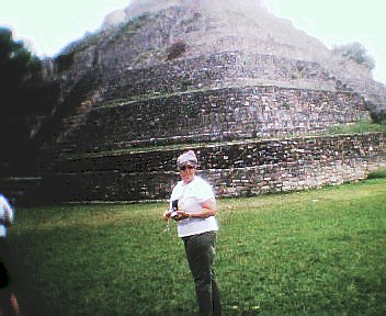Mexico - One of the stepped pyramids in Mexico