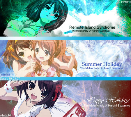 My Signature - this pic created By me. Ilove Suzumiya Haruhi