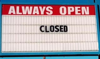 Open and Close - OK - so is the place open or close?