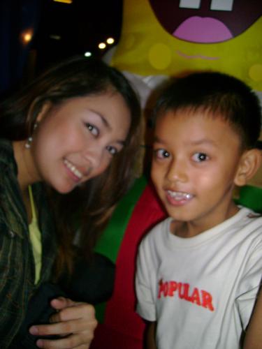 me and my cute nephew - this was taken last christmas @ baywalk with my nephew..