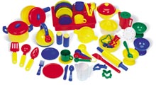 Kitchen Set - A picture of a kitchen set.. My favorite toy as a child..