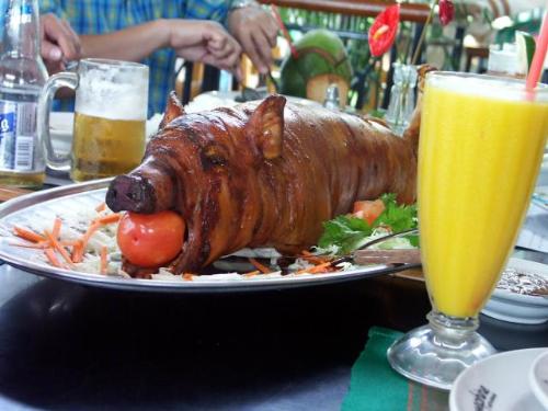 tasty lechon or roasted pig - getting myself a tasty lechon or the roasted pig/piglet for my birthday. 