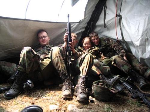 My Team Resting - My team, including my husband, resting while in the field. My Team Resting - My team, including my husband, resting while in the field.