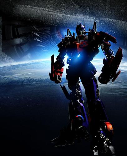 Optimus Prime from the Movie 2007 - This is one of the preview shots of Optimus Prime from the official movie site. The design of the head is primarily the same... but the rest of the body suit is really different.   It does not even remotely resemble a truck that Optimus Prime is suppose to transform to.  If only they would give a more detailed pic of Optimus Prime!