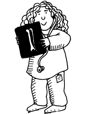 Doctor - A lady doctor..