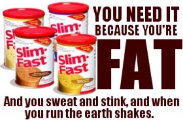 Slim Fast, You need to be on a diet not eating aga - Slim Fast, You need to be on a diet not eating again
