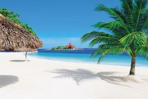 jamaica - white sandy beach