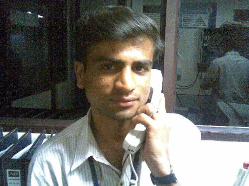 Once more - once more again here also my photo in office. how am looking mates?