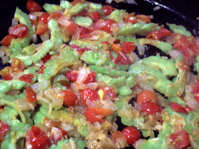 this is how I want my ampalaya to be done :P - ampalaya vegetable dish