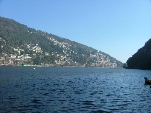 naini lake , absolute beauty - this is image of naini lake , nainital my fav hill station    ref. wikipedia.org