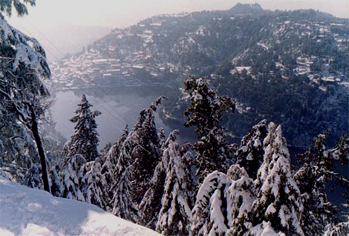 nainital after snow fall - nainital after snowfall