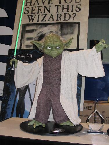 Model of Yoda - This is a model of Yoda that was on display at Comic Con in San Diego.