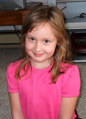 My grandaughter Aubrey - This is the lite of my life, she will be 7 in june