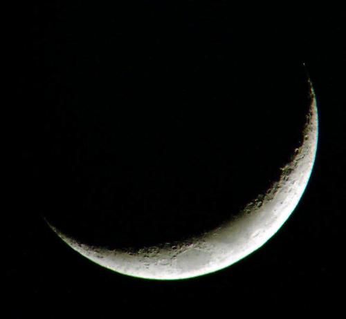 Crescent Moon - A beautiful picture of the Crescent Moon. Crescent Moon - A beautiful picture of the Crescent Moon.