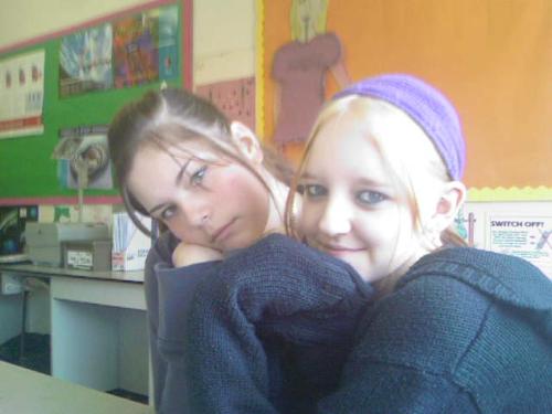 Me And Sammie - this is me and my bestest friend in the whole wide world. i love this girl to bits and nothing will change that. we;ve been mates for four years, and have been best friends for two. i can talk to her about anything, she's the best. long time ago picture, and it brings back loads of hillarious memories. love you sammie x x x x