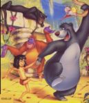 Jungle book - Mowgly dancing with the bear