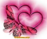 Pink heart/butterfly - I love the color pink. I think butterflies are so beautful..therefore I love this picture.