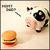 Sad cow - This is too cute, so I wanted to share it with everyone.