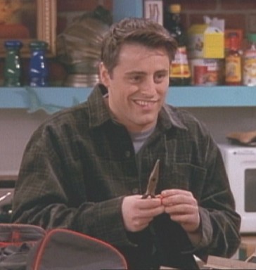 Joey - Joey.his famous catch line 'so how you doin'